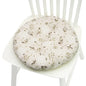 Chair Cushion for Bay Window - Printed Polyester Linen