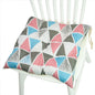 Chair Cushion for Bay Window - Printed Polyester Linen